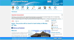 Desktop Screenshot of courtyardsurgery.com